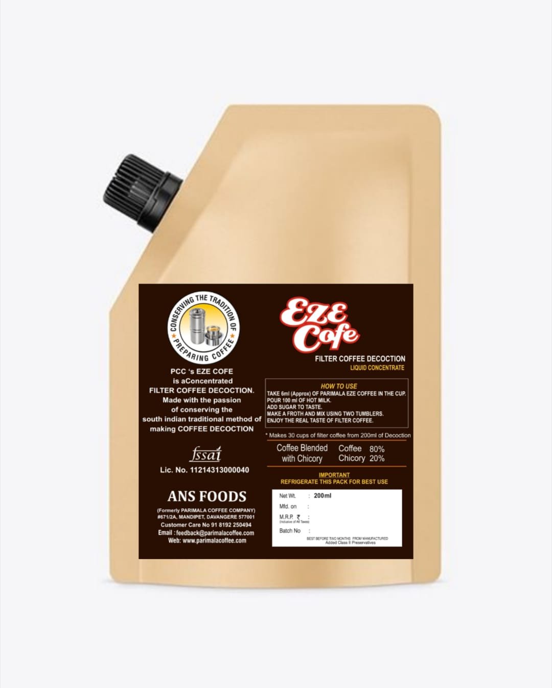 EZE COFE - LIQUID COFFEE CONCENTRATE - Image 2